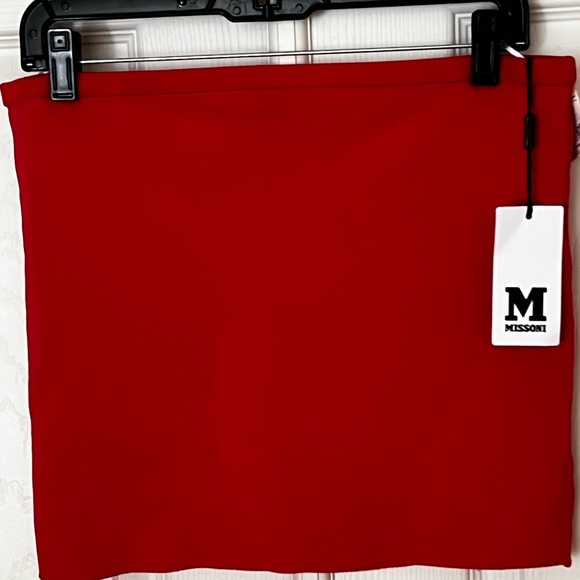 M Missoni Knit Tube Mini Skirt 48/12 NWT - Picture 2 of 7